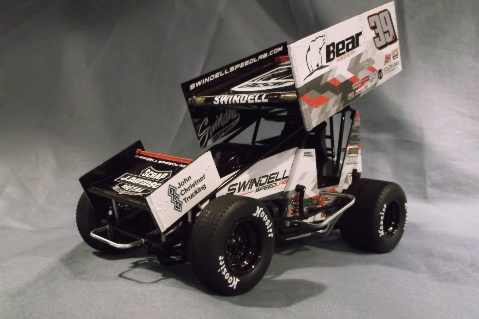SAMMY SWINDELL #39 SPEEDLAB BEAR ARCHER RACING 1:18 ACME SPRINT CAR GMP A1809512