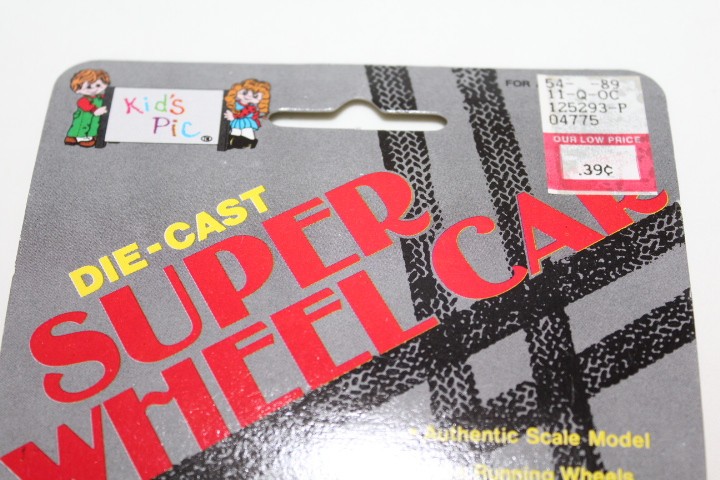 KID’S PIC DIE-CAST SUPER WHEEL CAR CORVETTE 04775 NEW IN ORIGINAL PACKAGE