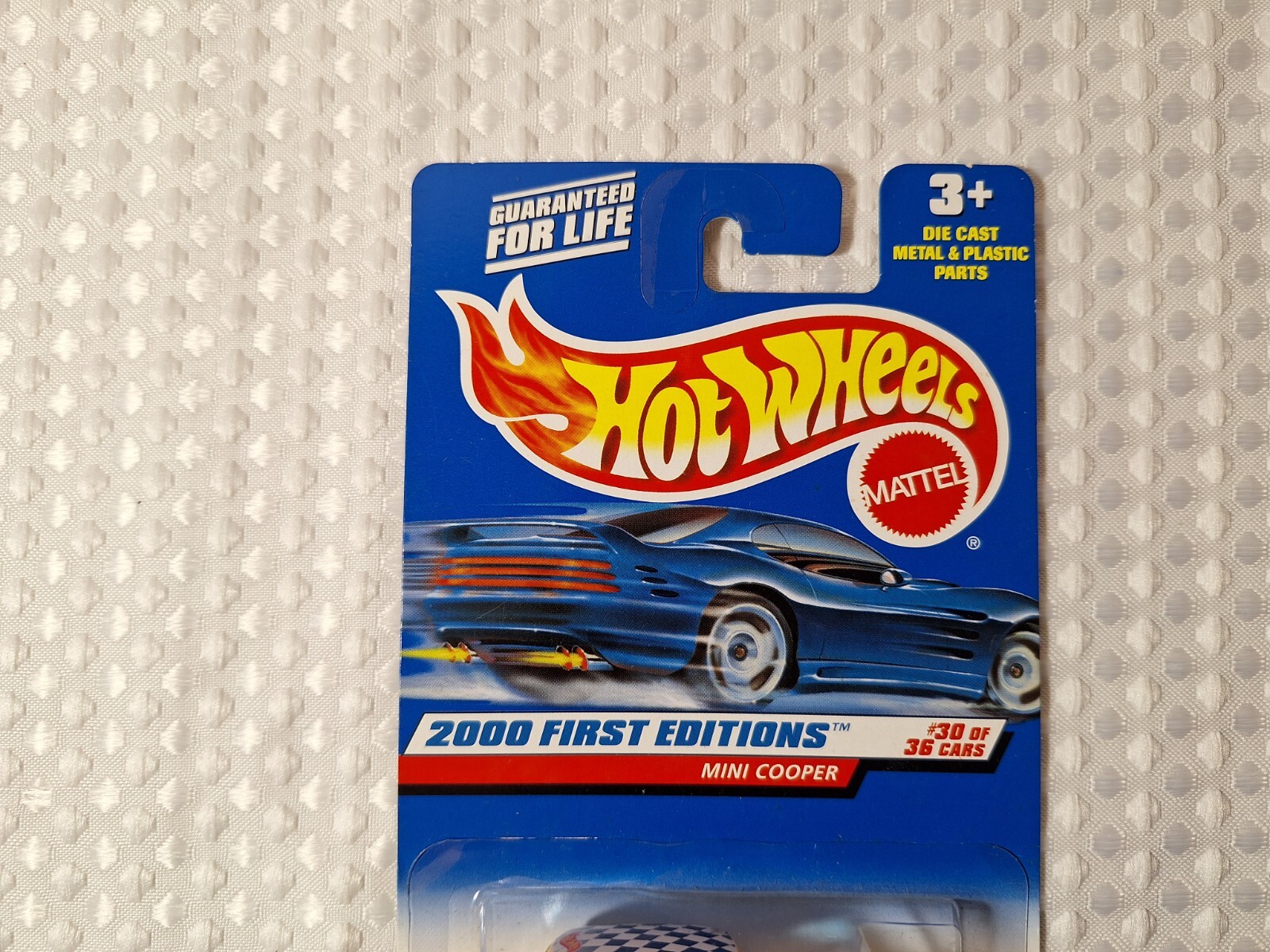 2000 Hot Wheels #090 Mini Cooper First Editions #30 Removable Car Top New Sealed
