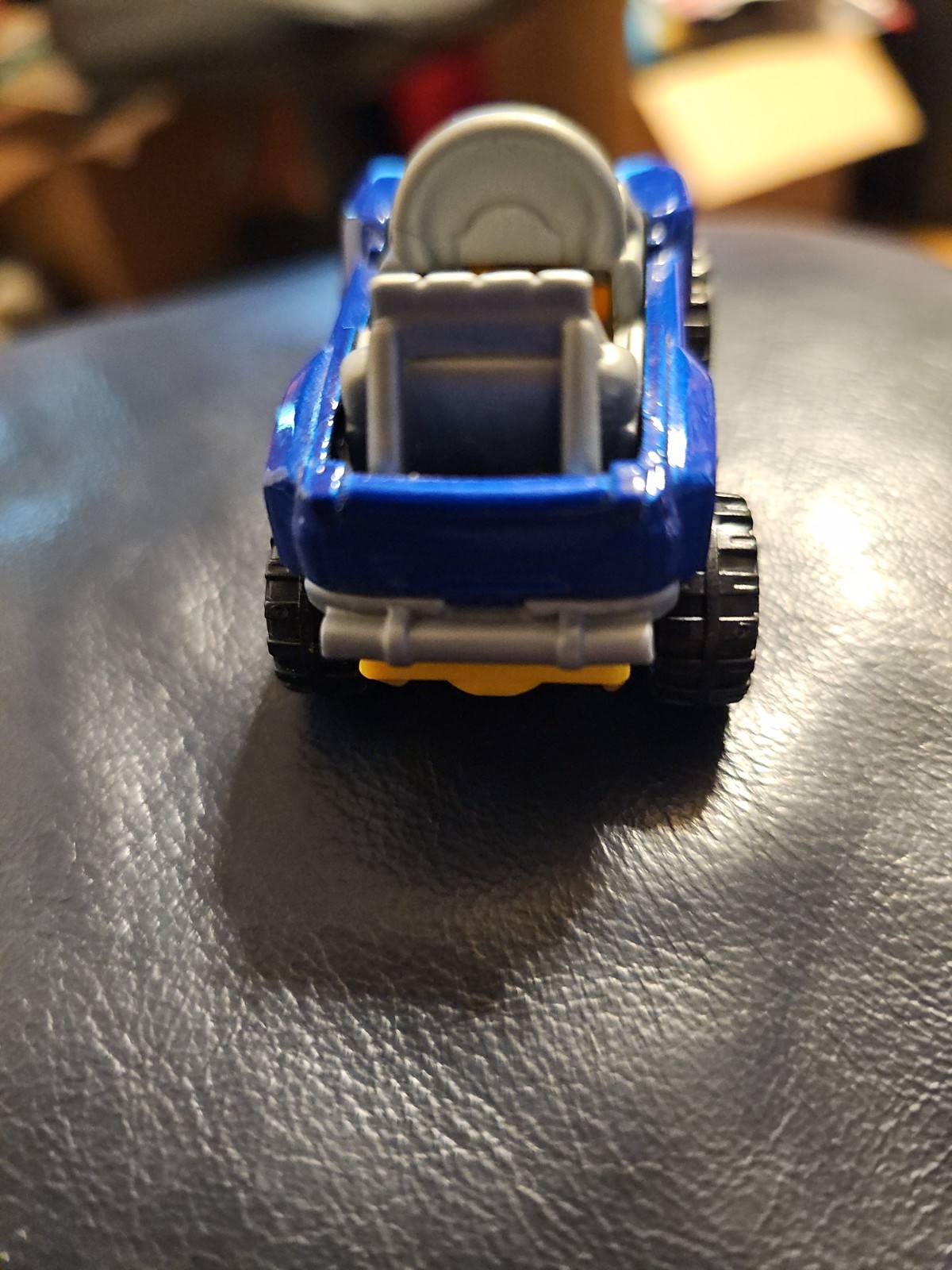 Hot Wheels 2017 Mattel Bugzilla Blue and Yellow Open top Jeep Car