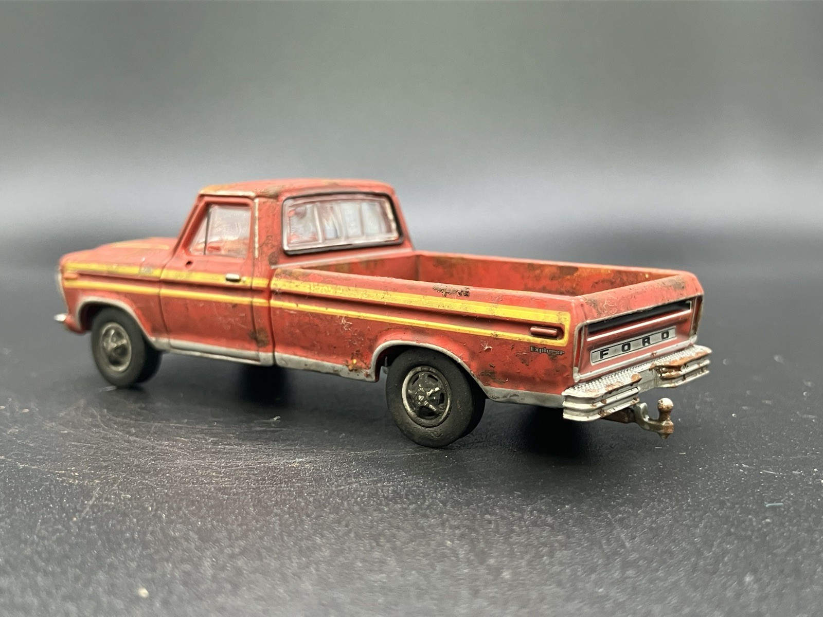 1978 Ford F-150 Ranger Truck Weathered Rusty Barn Find 1/64 Diecast Custom
