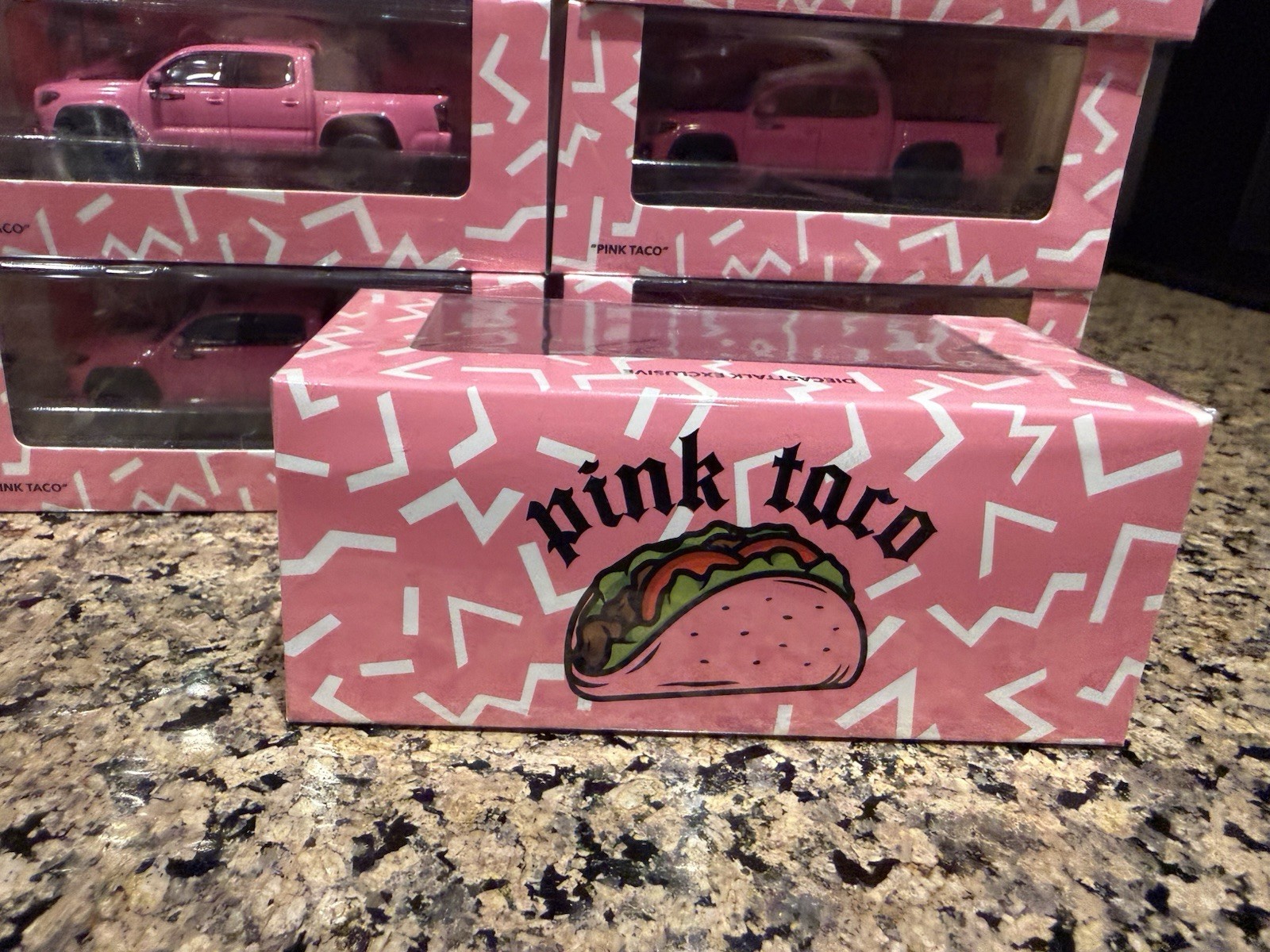 1/64 DiecastTalk Exclusive GCD Toyota Tacoma TRD PRO Pink Taco 1.0 New