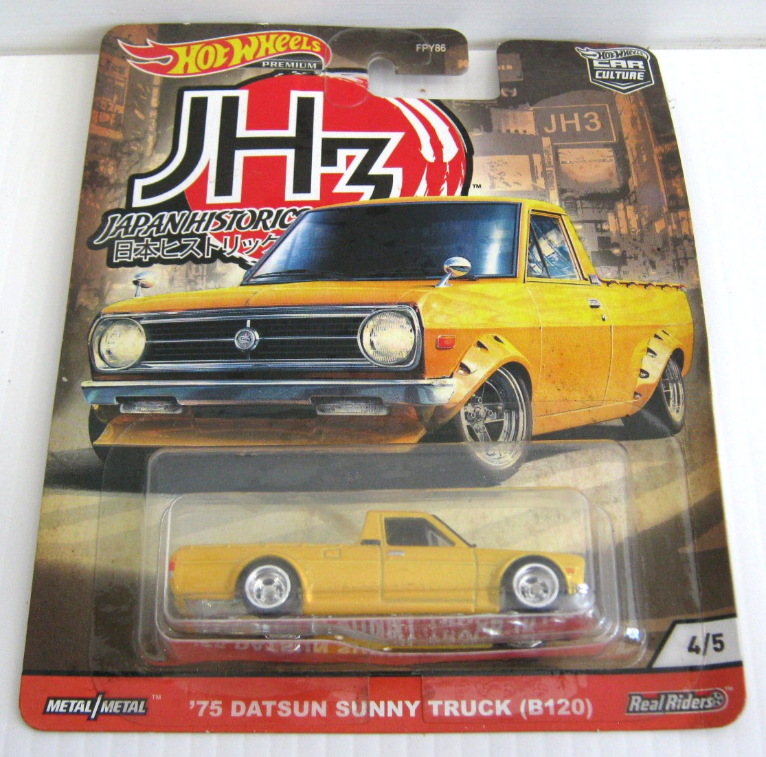 Hot Wheels Premium – Japan Historics 3 – ’75 Datsun Sunny Truck (B120) – 2019