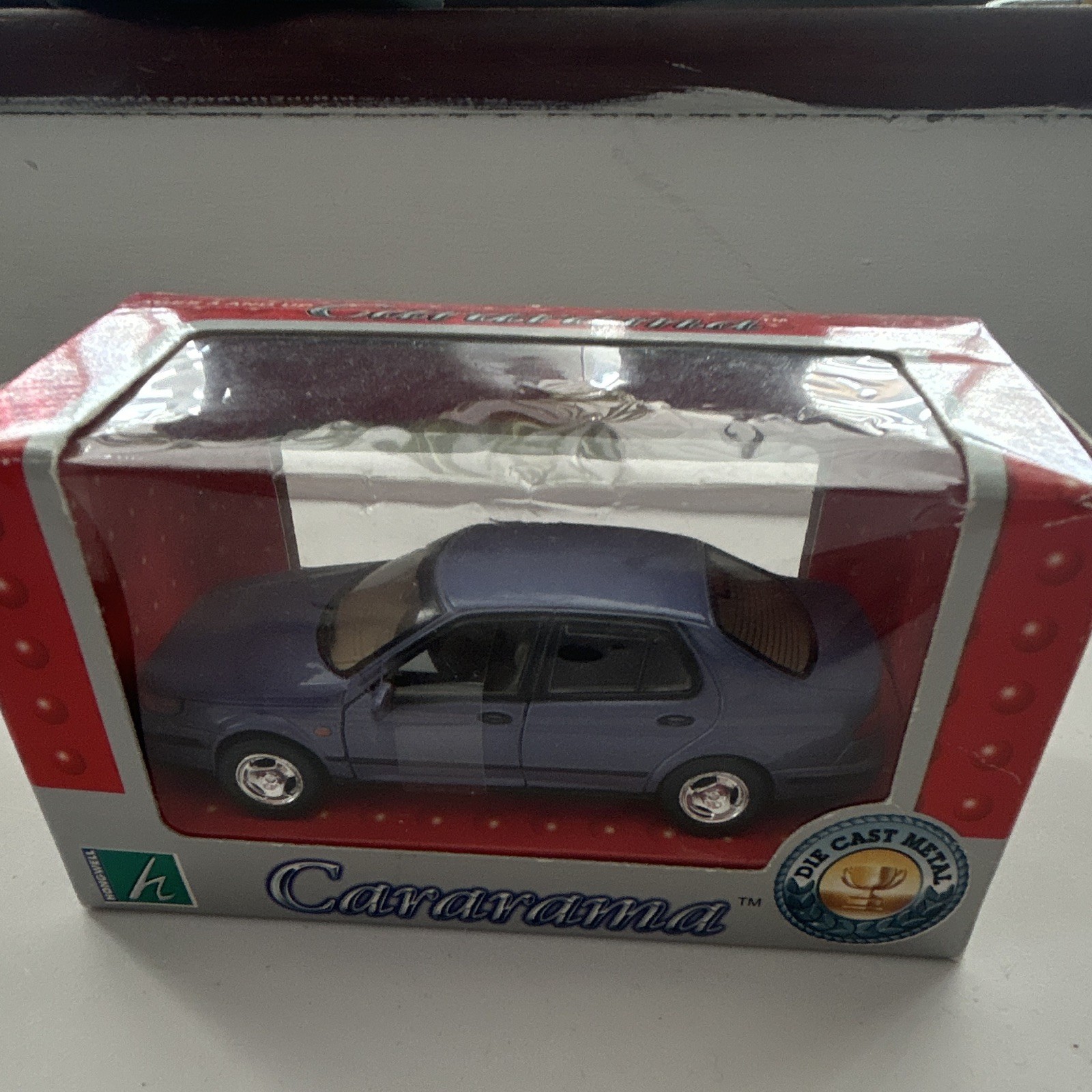 Cararama Classic Cars Saab 9.5 Sedan Blue 1:43 Diecast Metal Plastic 2000