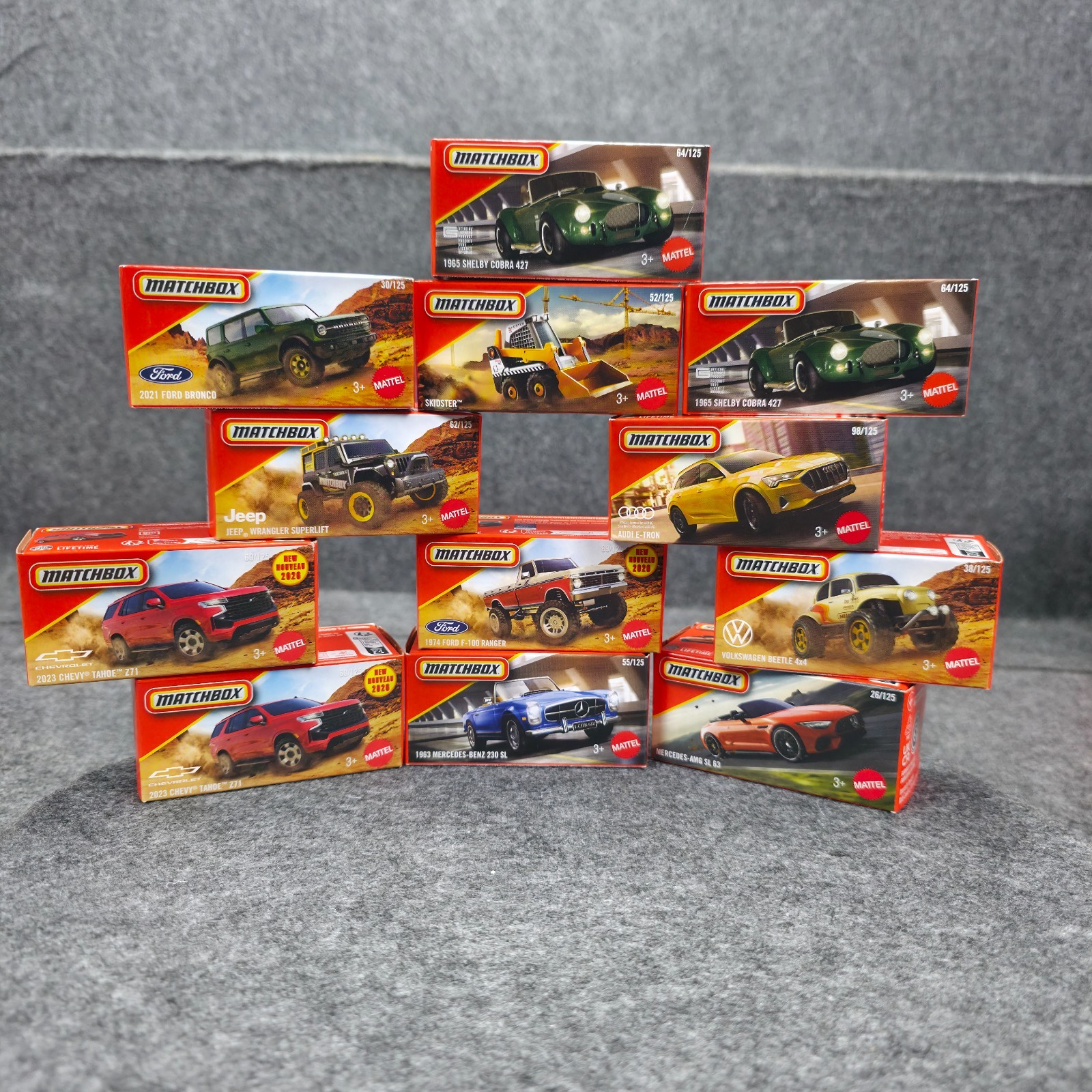 2026 Matchbox Case F Power Grabs Box Lot Of 10 New – NO Chase Inside