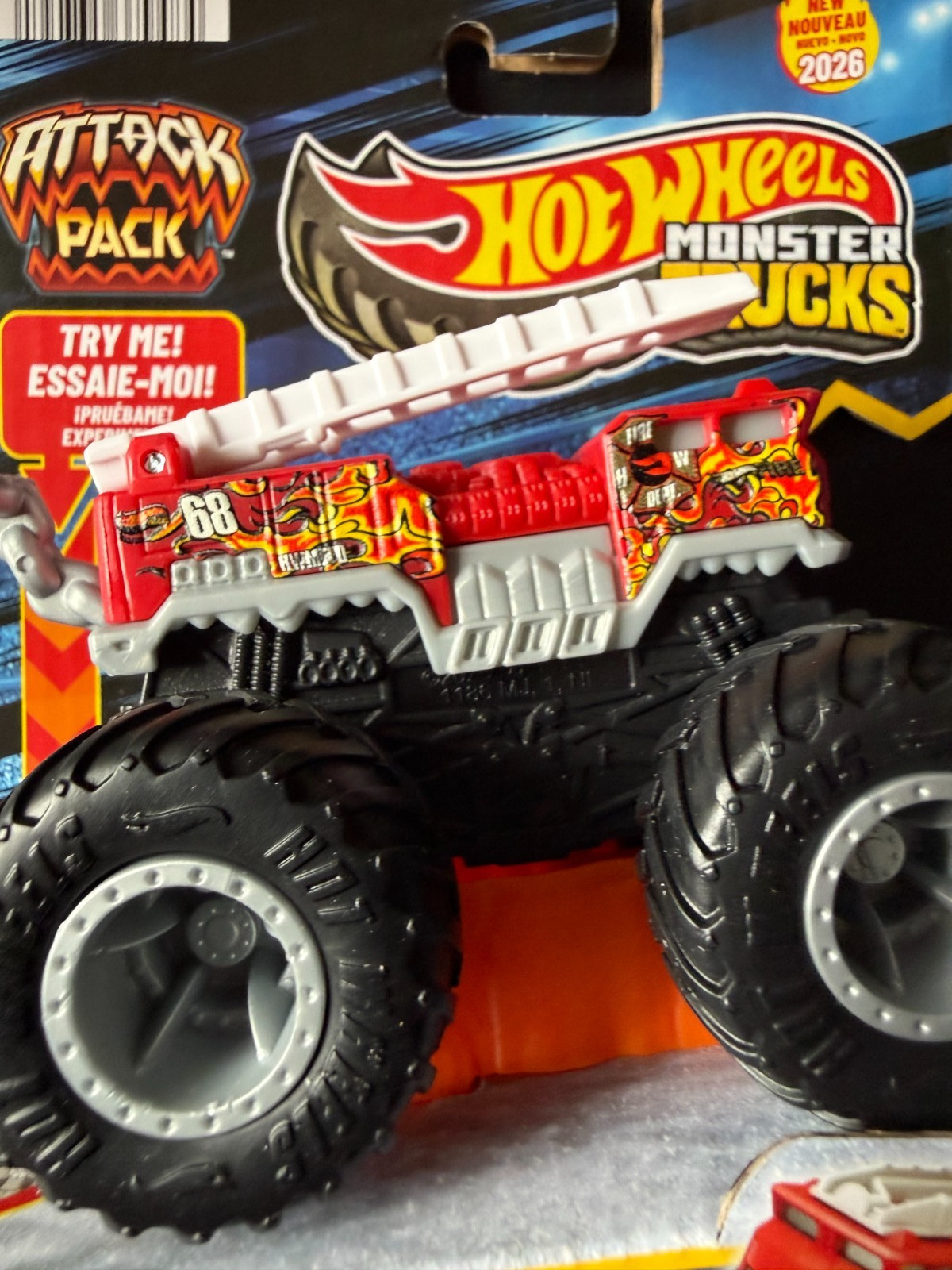 Hot Wheels Monster Trucks Attack Pack HW 5-Alarm