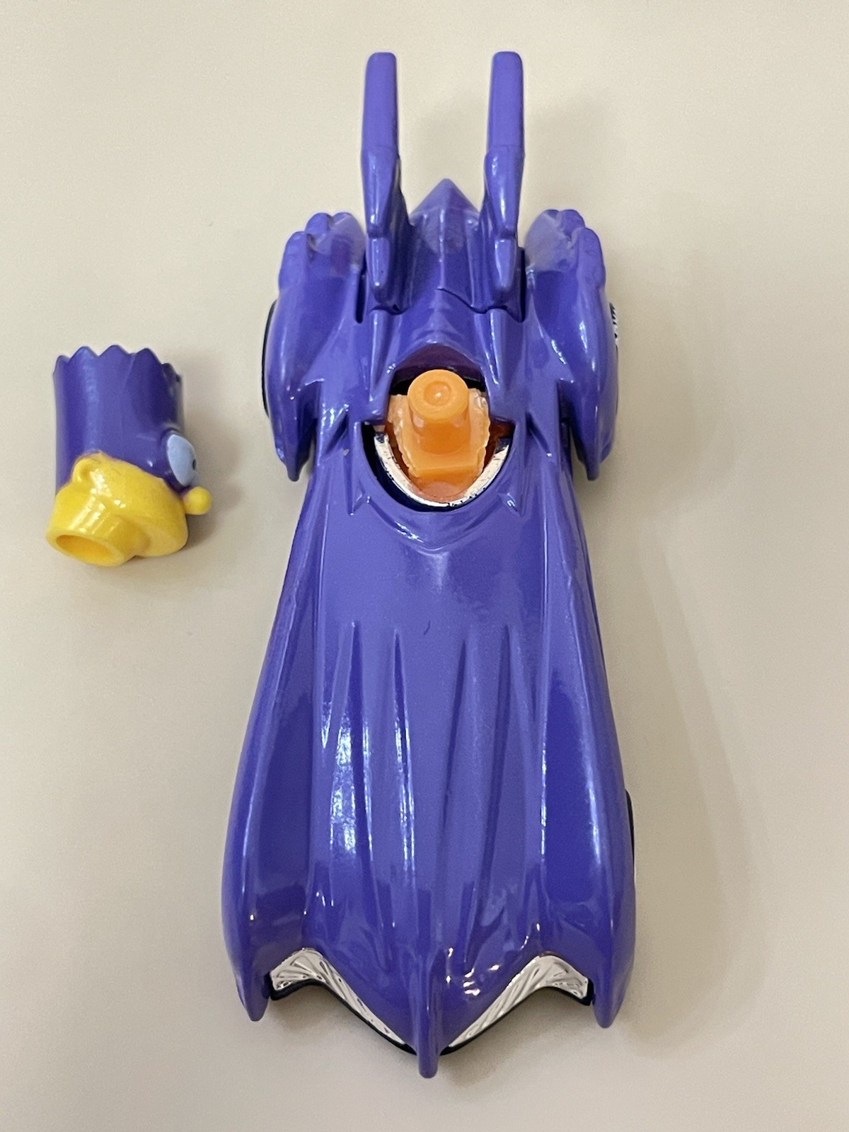 Hot Wheels The Simpsons Family Batmobile CUSTOM + CUSTOM Bartmobile