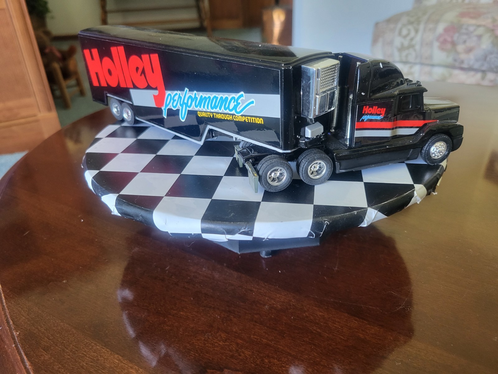 ERTL Customized 1993 Limited Edn 1/64 HOLLEY PERFORMANCE RACING Transporter MiB
