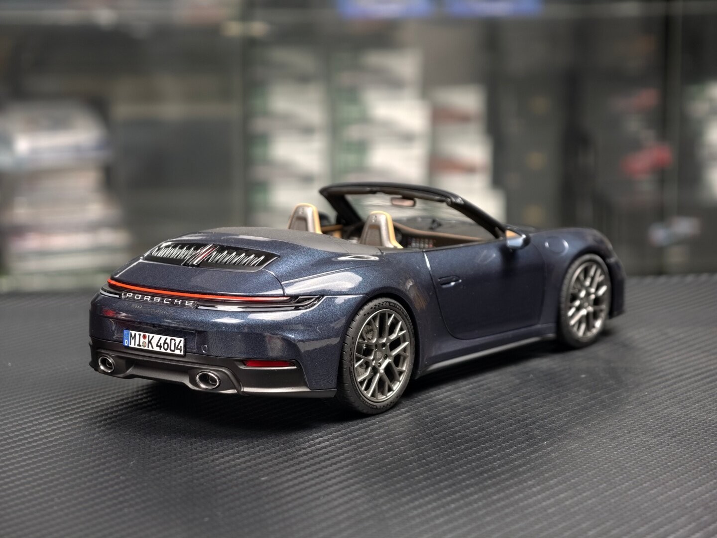 NOREV 1/18 Porsche 911 Carrera S Cabriolet 2024 Blue Diecast Car Model 187180
