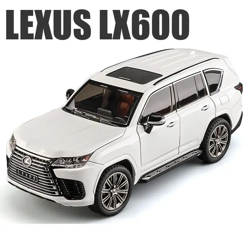 1:24 LEXUS LX600 SUV Alloy Diecast Car Model Sound & Light Gift Toy Vehicle NEW