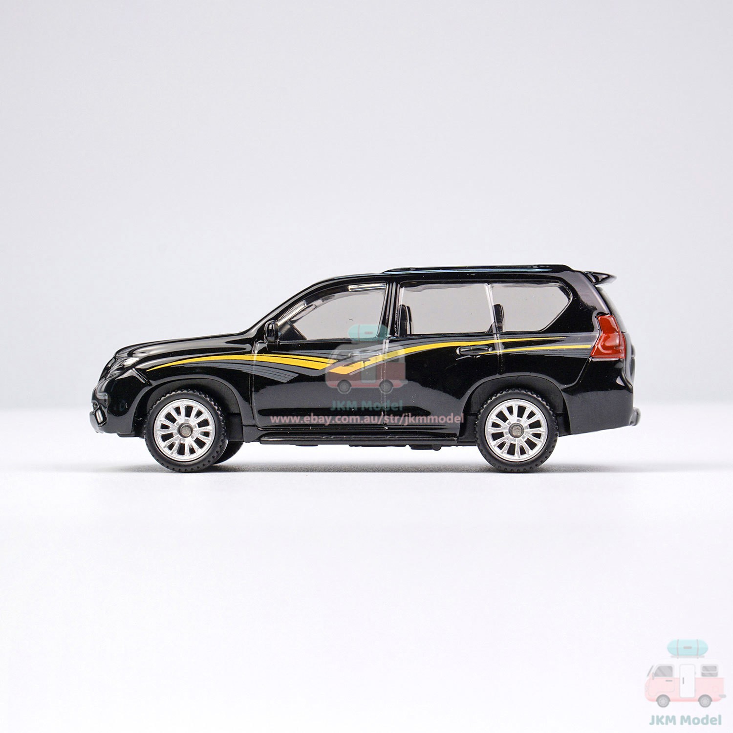 1:64 Toyota Land Cruiser Prado Model Car Diecast Vehicle Collection Gift Black