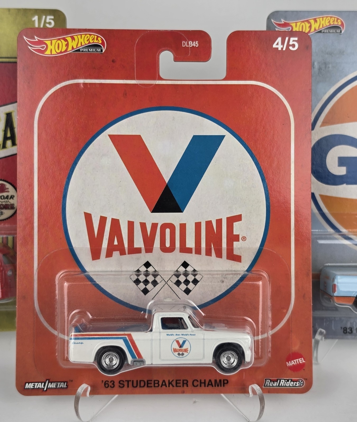 2020 Hot Wheels Premium Pop Culture Vintage Oil Set of 5 Gulf Chevy Silverado
