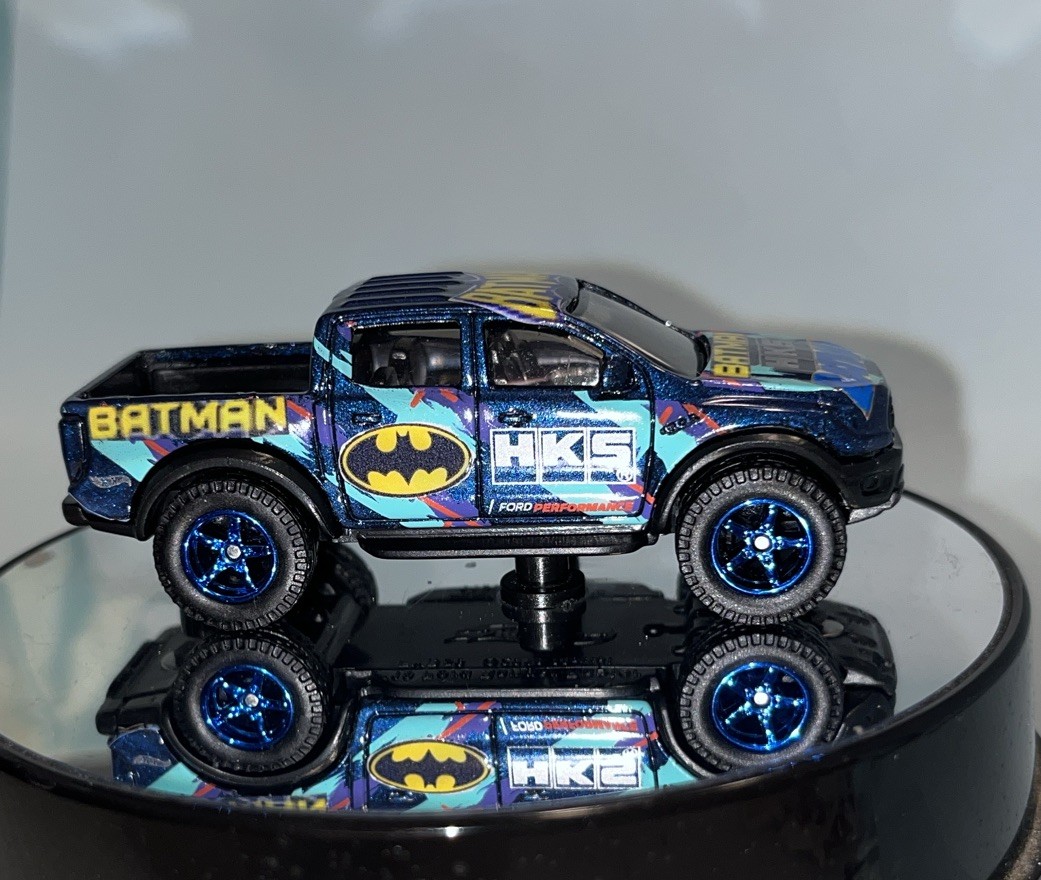 “Custom Made” Hot wheels Batman HKS ‘19 Ford Ranger raptor HKS real riders