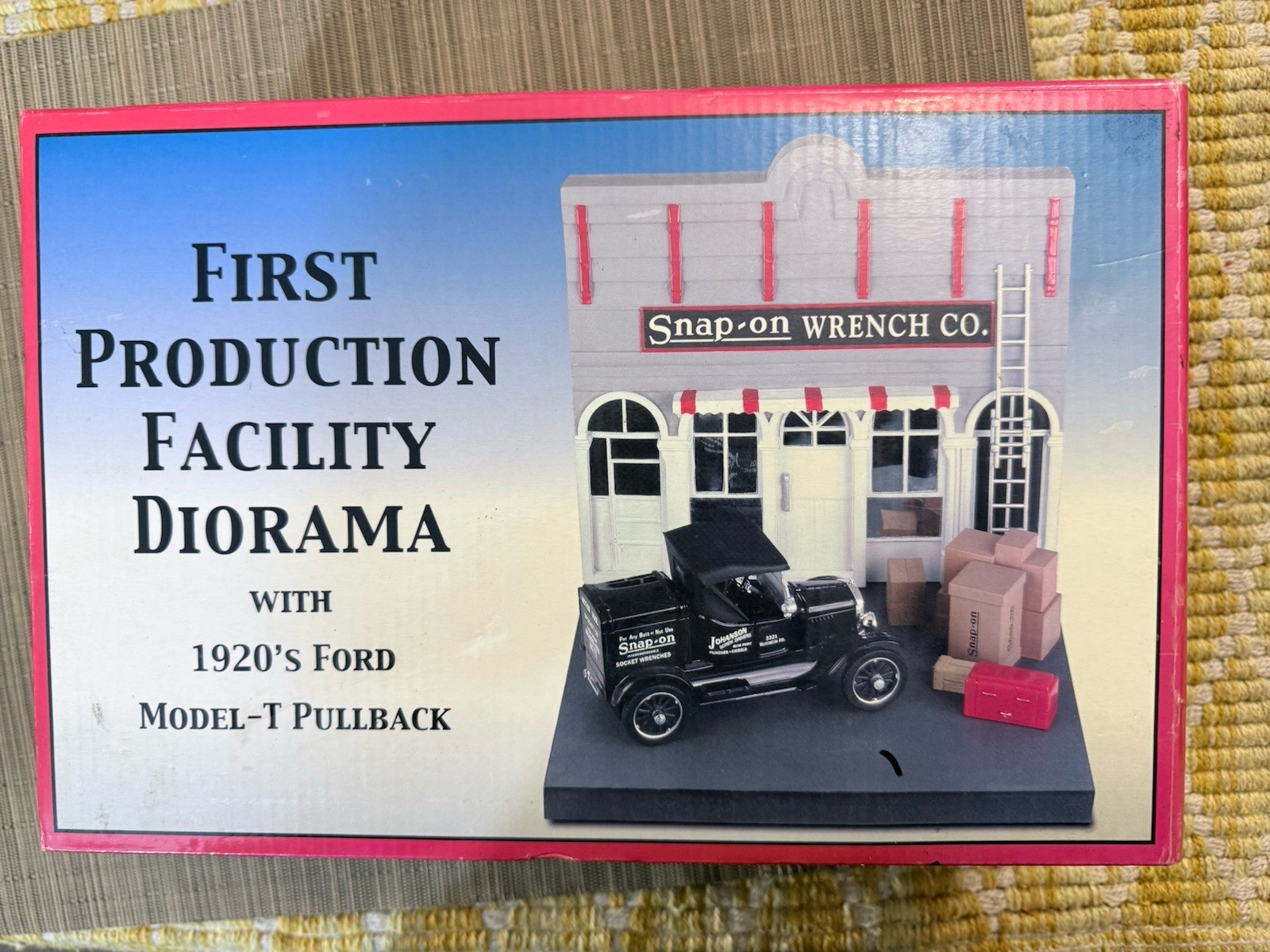 Snap-On First Production Facility Diorama With 1920’s Model T Pullback Box Bent