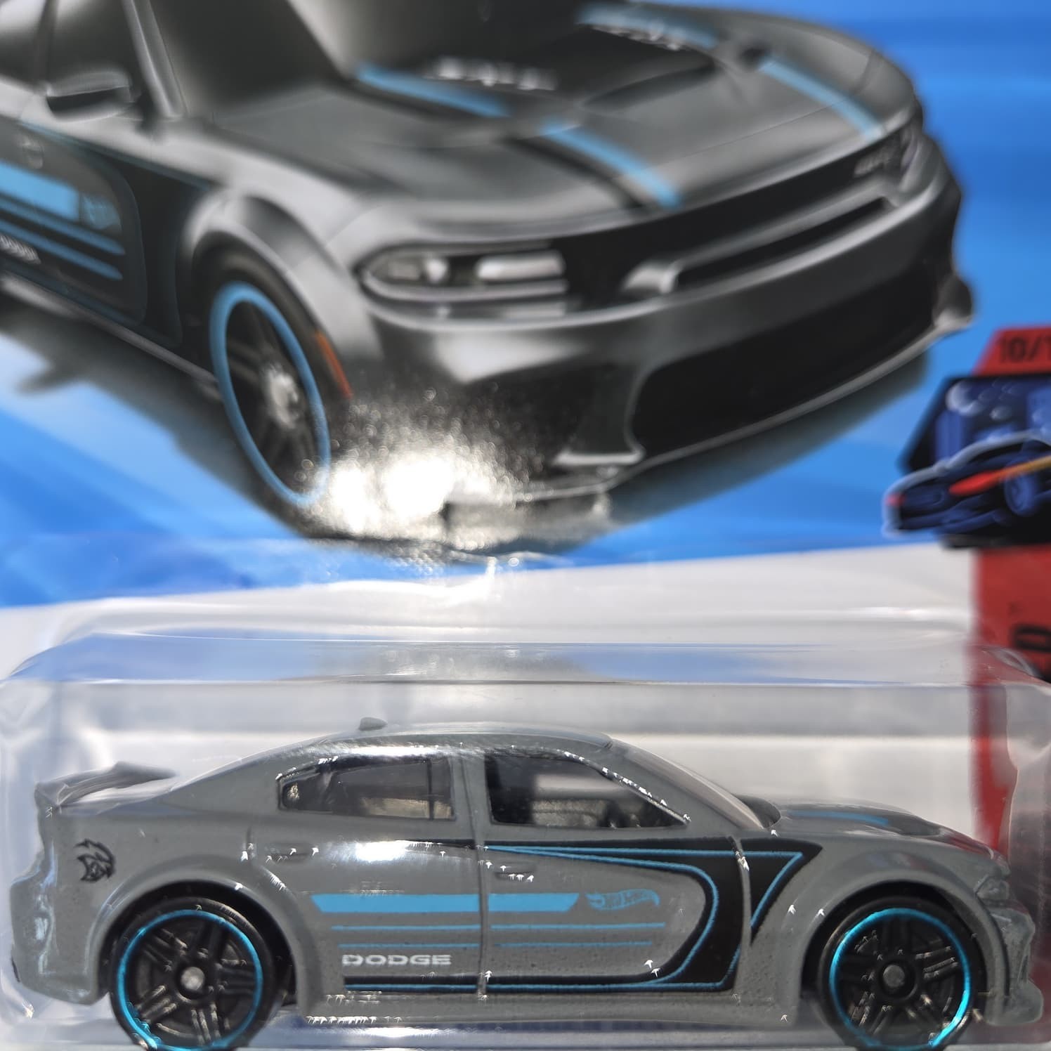 2026 Hot Wheels Mainline Honda Civic Custom & ’20 Dodge Charger Hellcat Case G