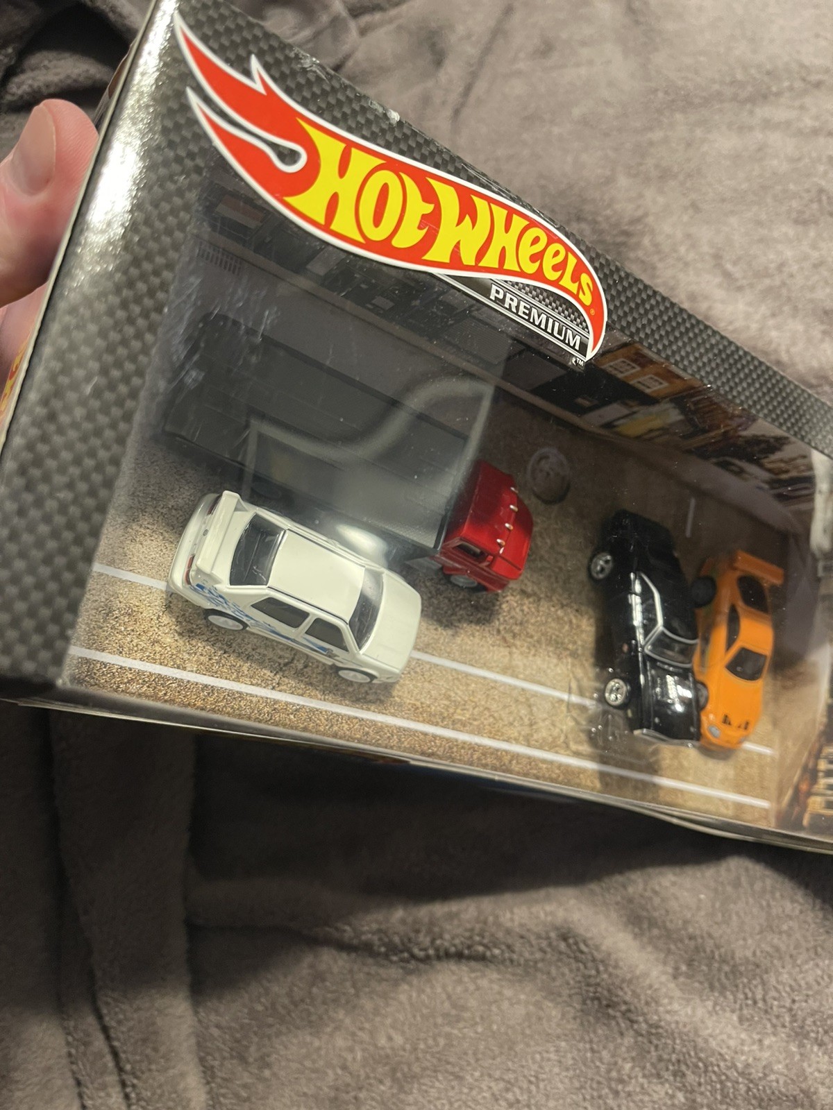 2020 Hot Wheels Premium Fast & Furious 4 Piece Diorama Box Set NIB
