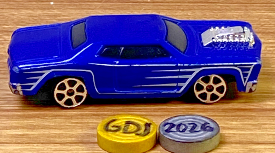 Maisto Collection of 3 Blue and Yellow Rosewoods, Ford Mustang GT -GDJ-P-1033