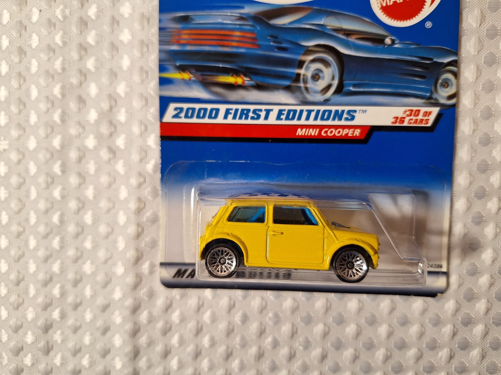 2000 Hot Wheels #090 Mini Cooper First Editions #30 Removable Car Top New Sealed