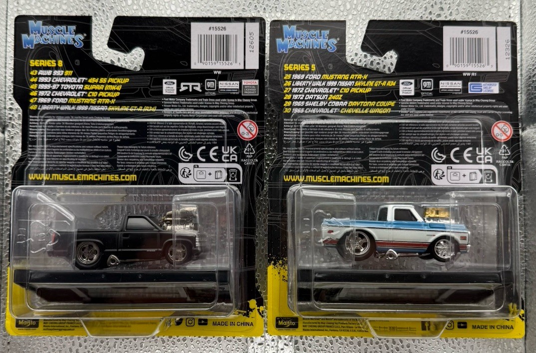 Muscle Machines Liberty Walk 1999 Nissan Skyline GT-R R34 & 1972 Chevrolet C10