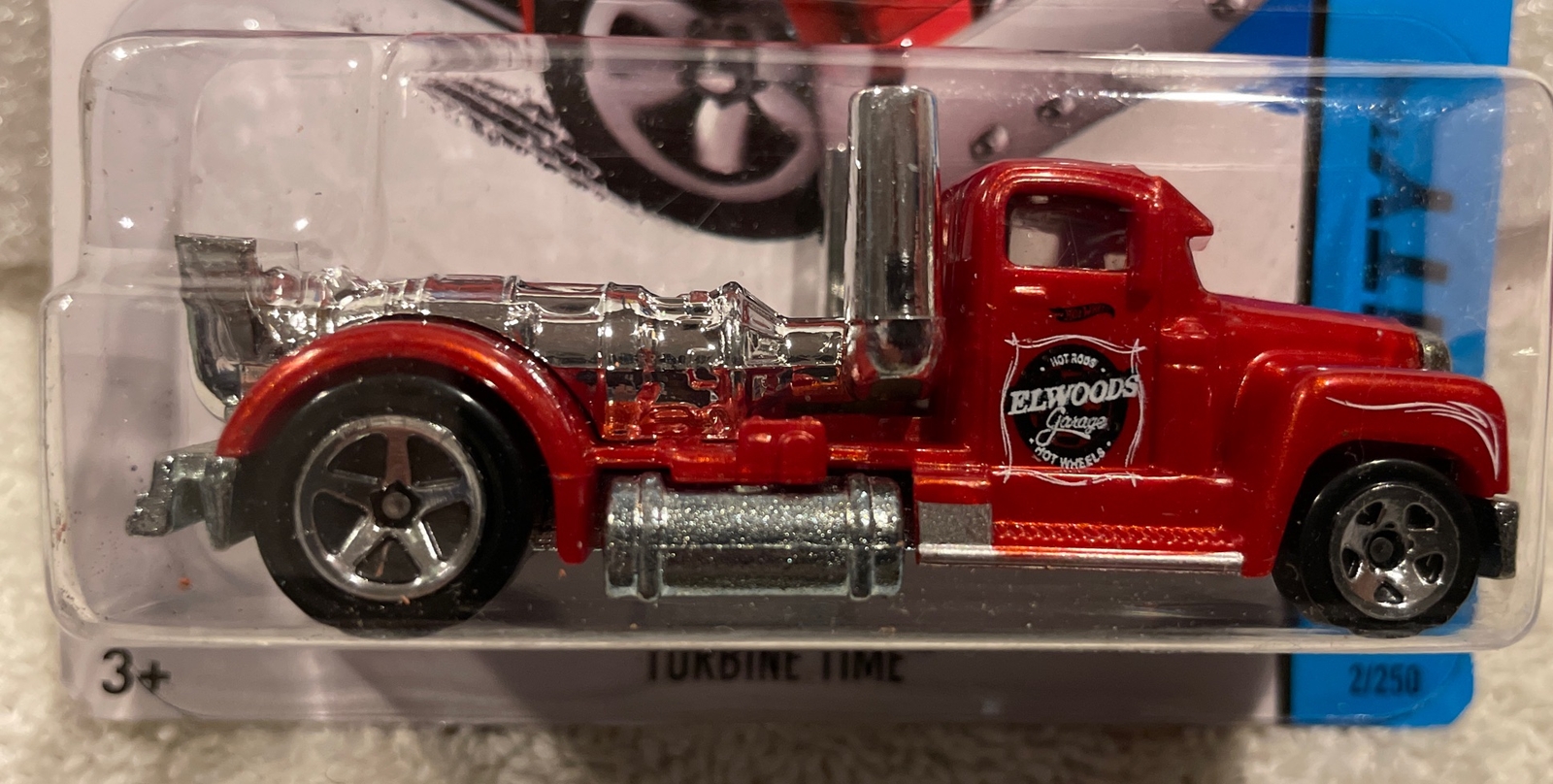 Hot Wheels 2015 FE Red Turbine Time Hauler First Editions CARDED BLISTERPACK