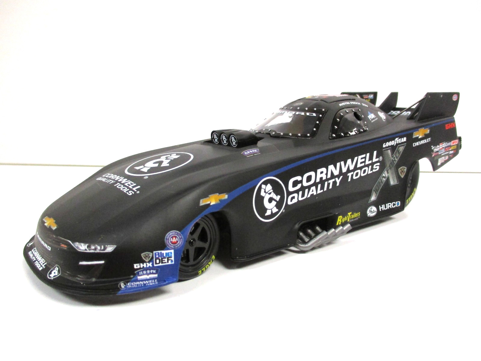 RC2 AUTO WORLD – CORNWELL AUSTIN PROCK 2024 CHEVROLET CAMARO FUNNY CAR – 1/24