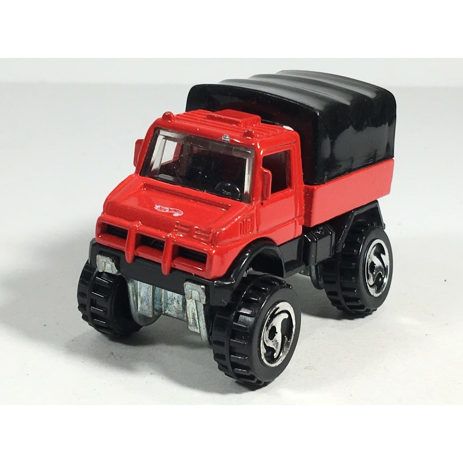 Hot Wheels 1999 Mercedes-Benz Unimog Red w/ Black HW Mainline Removable Top