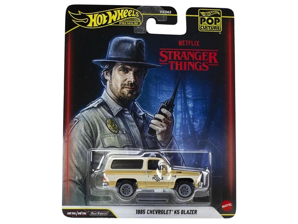 1985 CHEVROLET K5 BLAZER GOLD & CREAM “STRANGER THINGS” BY HOT WHEELS JHW86