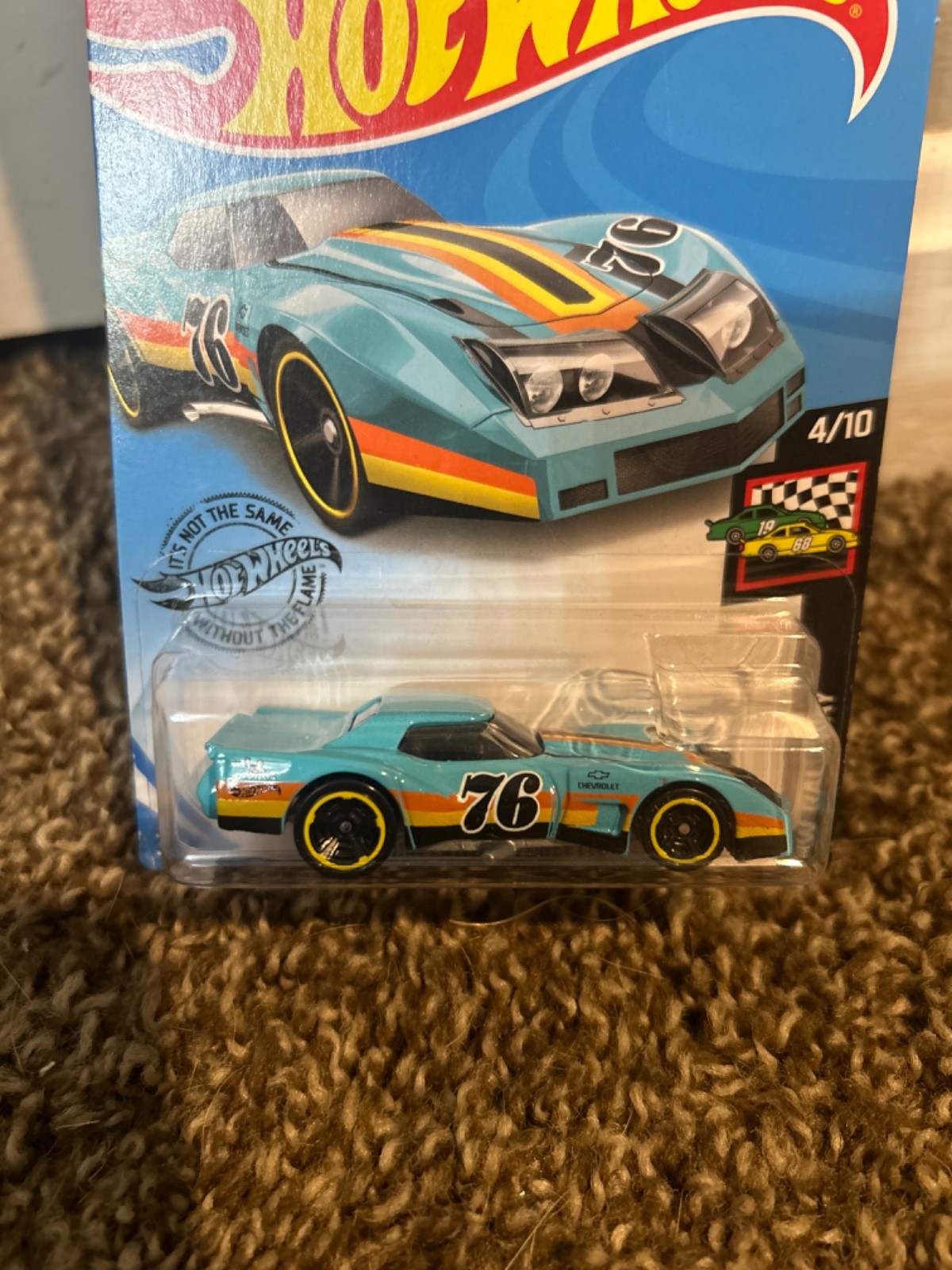 2020 Hot Wheels HW Race Day ’76 Greenwood Corvette #34 Teal