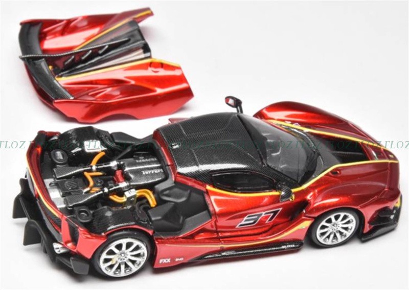 Little Toys Ferrari FXX-K EVO Supercar LTD 699PCS Metallic Red #37 1:64 Model