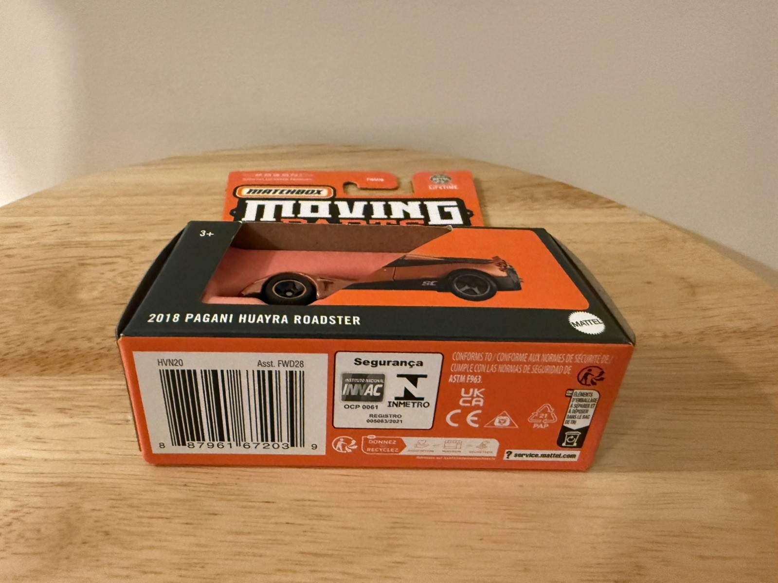 Matchbox 2018 Pagani Huayra Roadster 51/54 – Super Chase – 2024 Moving Parts A