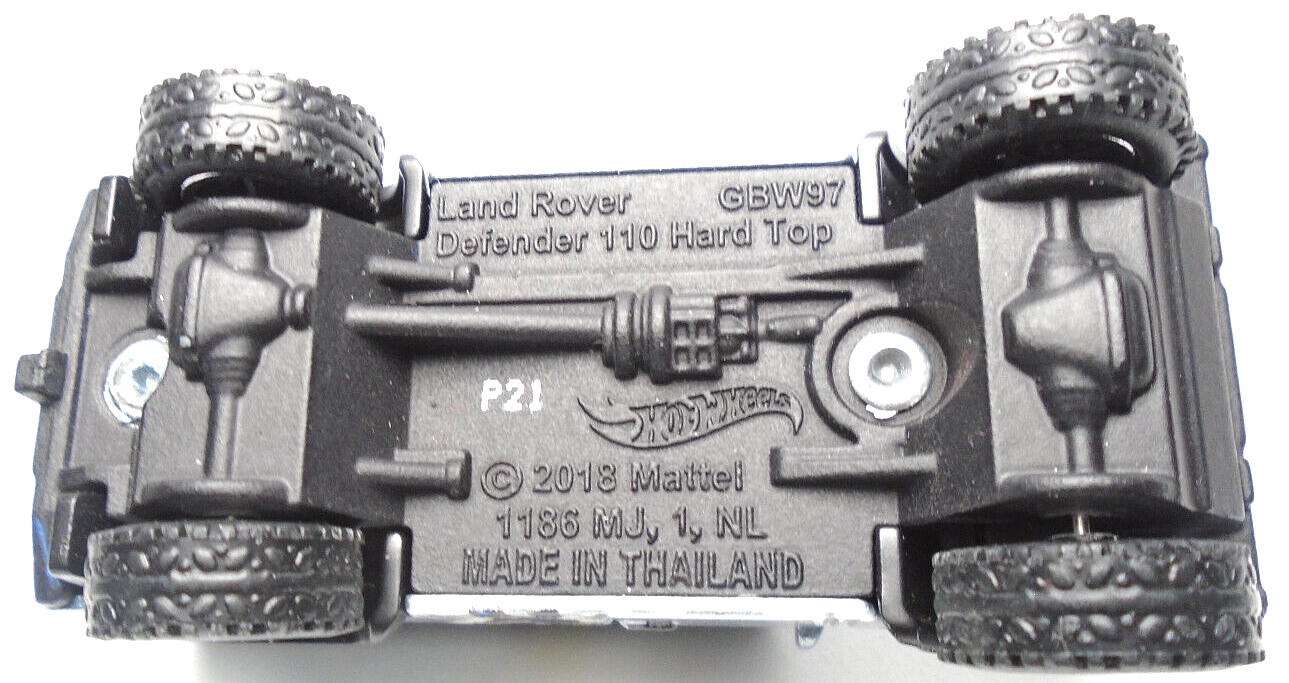 2021 HOT WHEELS LAND ROVER DEFENDER 110 HARD TOP SHIELD SILVER 2 5/8″ SUV