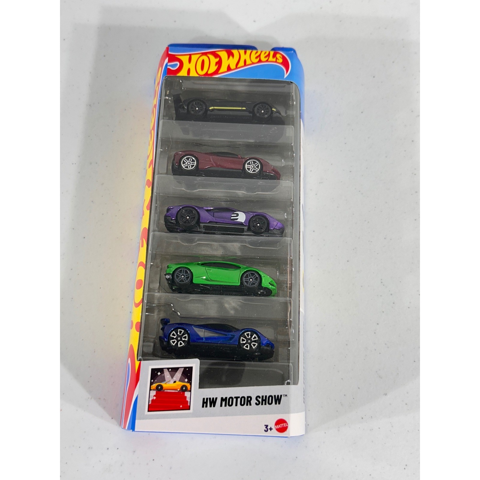 Hot Wheels HW Motor Show 5 Car Pack Assortment NEW in box factory sealed