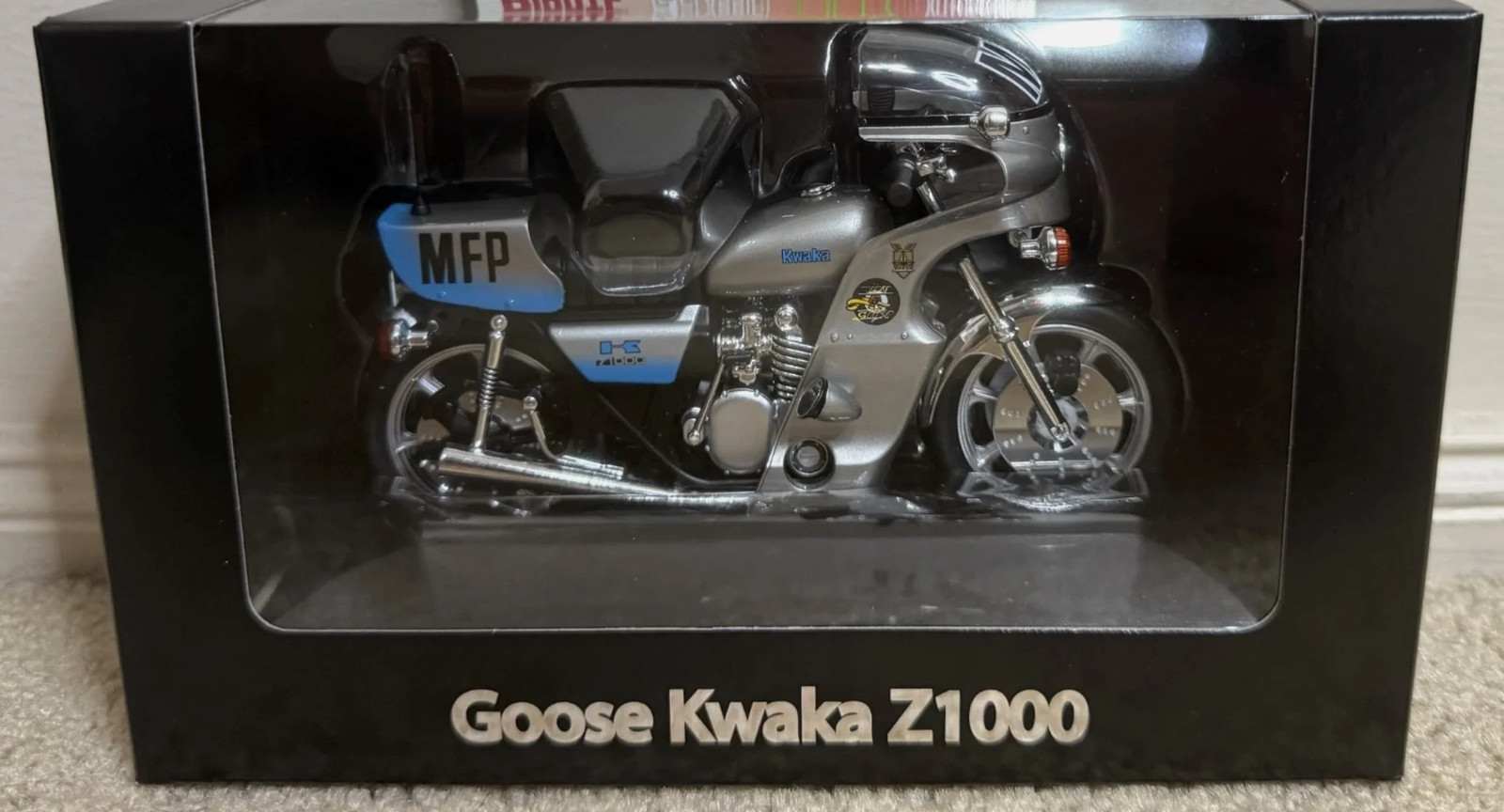 1:18 Mad Max — Goose’s Custom “Kwaka 1000” Kawasaki Police Bike — ACE Models