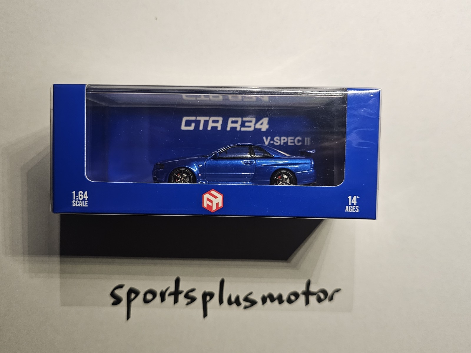 Focal Horizon Nissan GT-R R34 V-SPEC-II Blue LTD 999PCS ONLY 1:64 Car Model