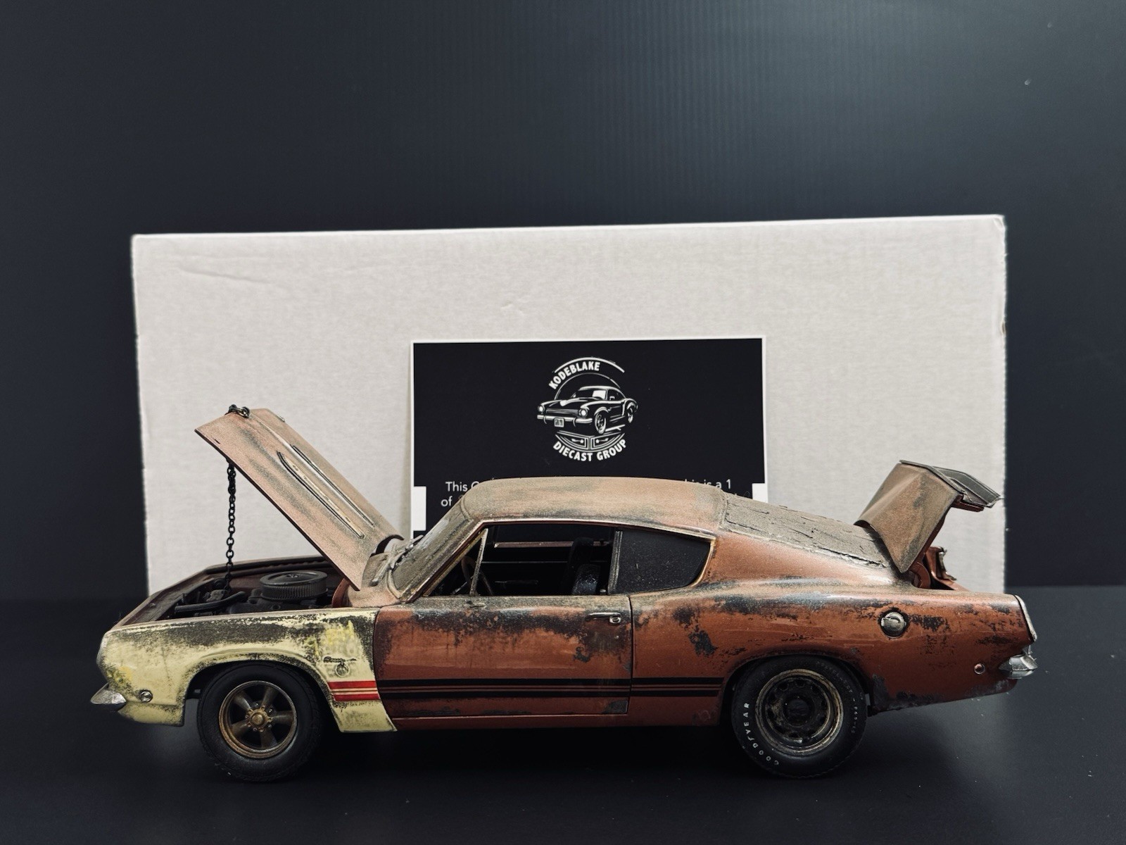 1968 Plymouth Barracuda Abandoned 1/18 Highway 61 Kodeblake Barn Find 1 Of 2