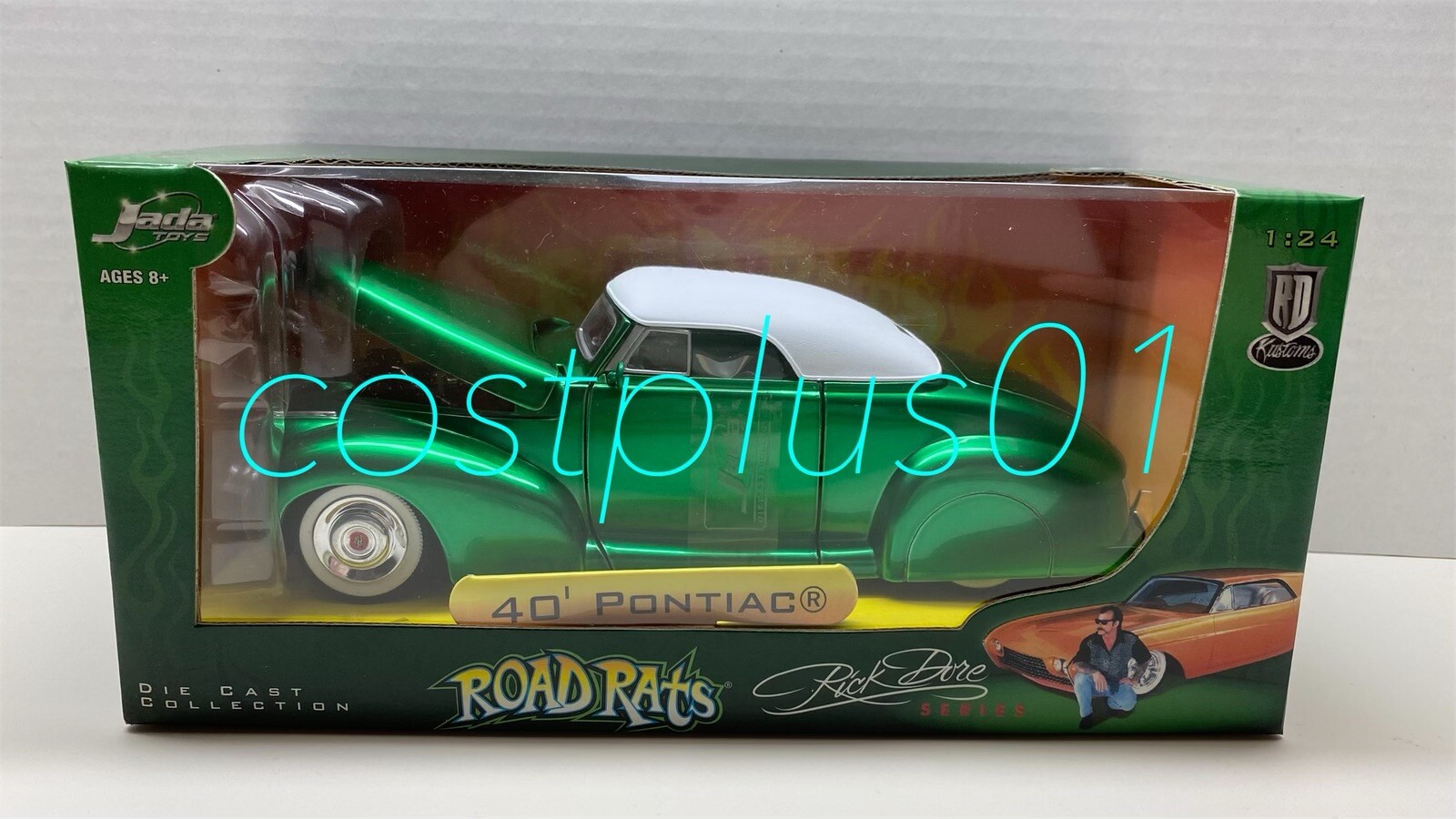 JADA ROAD RATS 1940 PONTIAC 1:24 GREEN RICK DORE SERIES