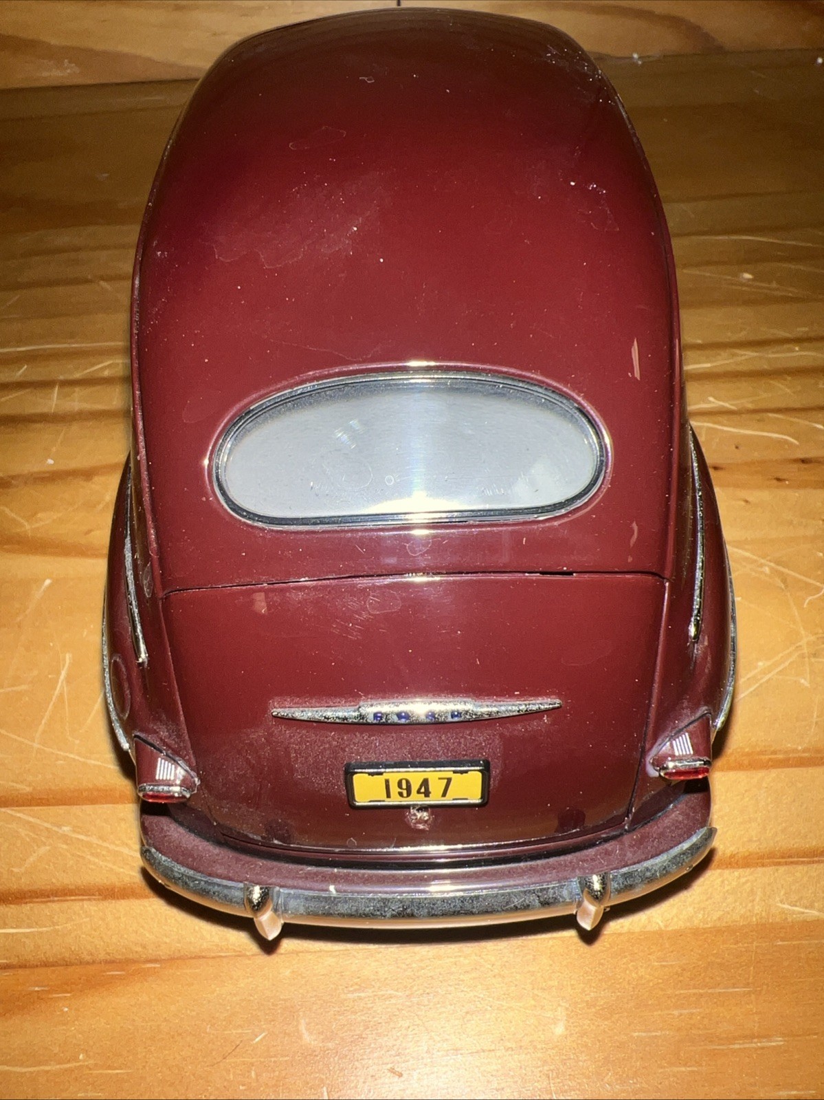1947 Ford Super Deluxe Tudor Sedan Monsoon Maroon Danbury Mint Diecast Replica