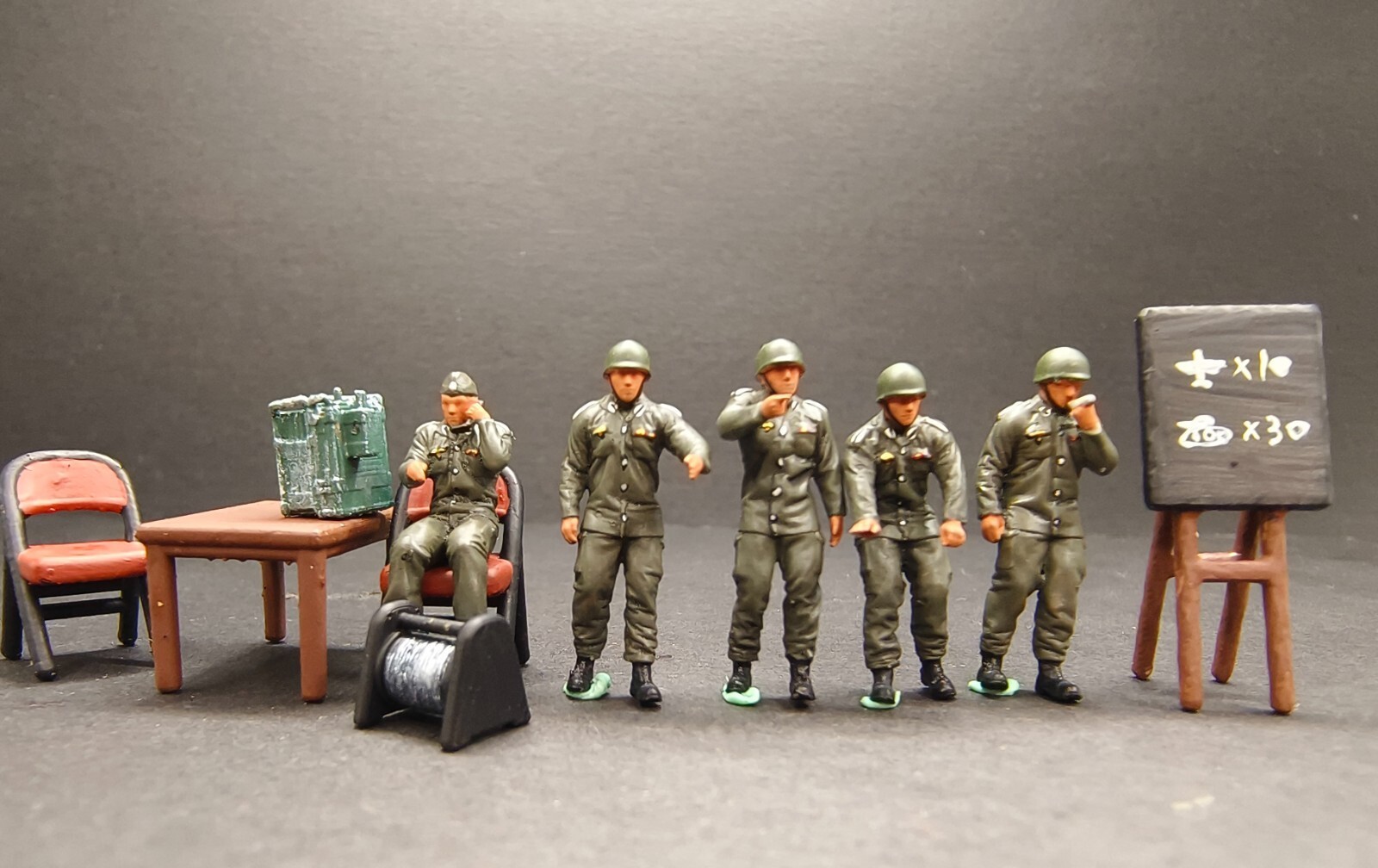 WW2 1/72 tank 1:72 USA GERMANY Command Post Battlefield5 Diorama totalwar