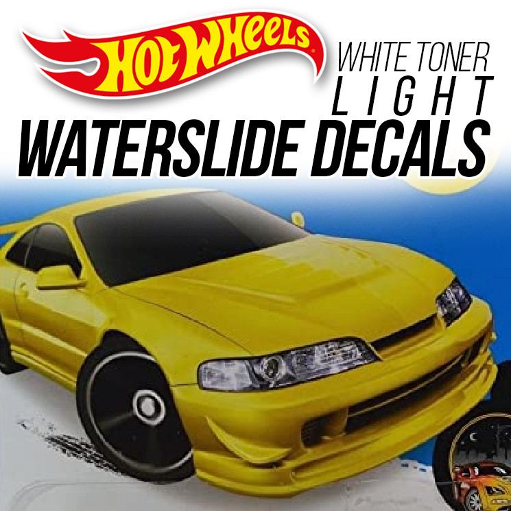 1/64 Scale ACURA INTEGRA Head Tail Light WaterSlide Decal for Custom Hot Wheels