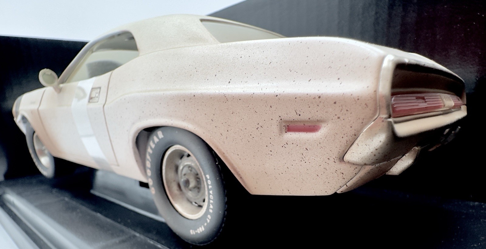 ‘70 Dodge Challenger R/T – 1:18- “Vanishing Point” (Dirty Version) By Ertl – NIB