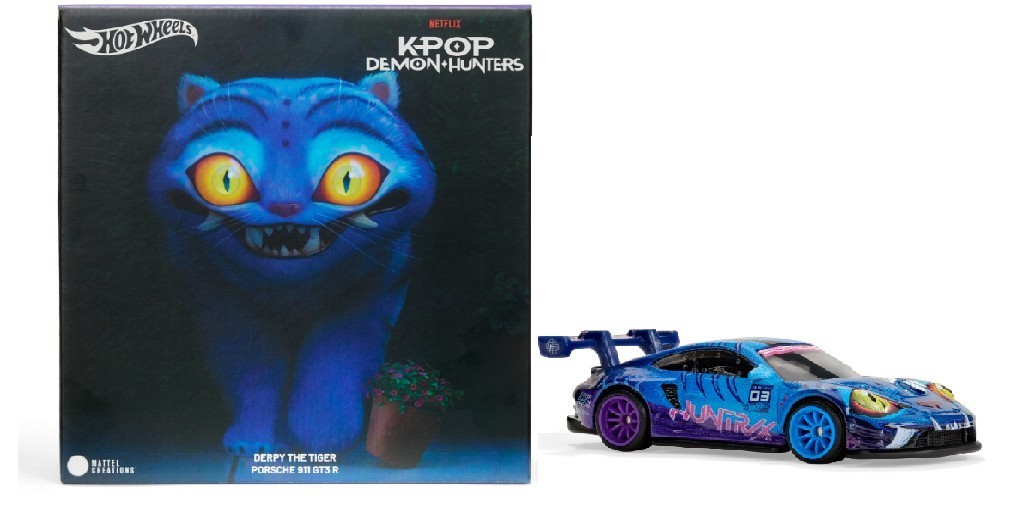 SDCC 2026 Mattel Hot Wheels K-Pop Demon Hunters Porsche 911 GT3 R (992) IN-HAND