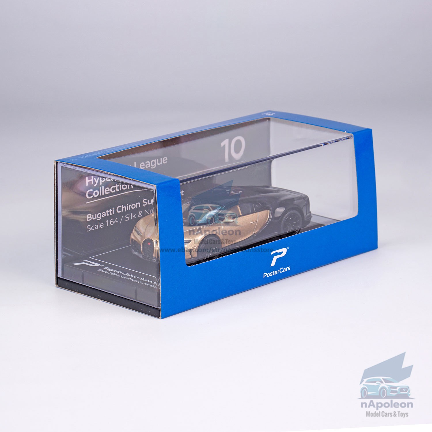 1:64 Bugatti Chiron Supersport Model Car Diecast Vehicle Collection Gift Gold