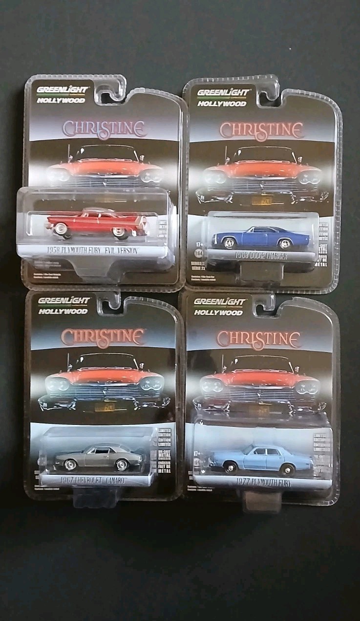 Greenlight Hollywood Series Christine Movie 4 Car Set
