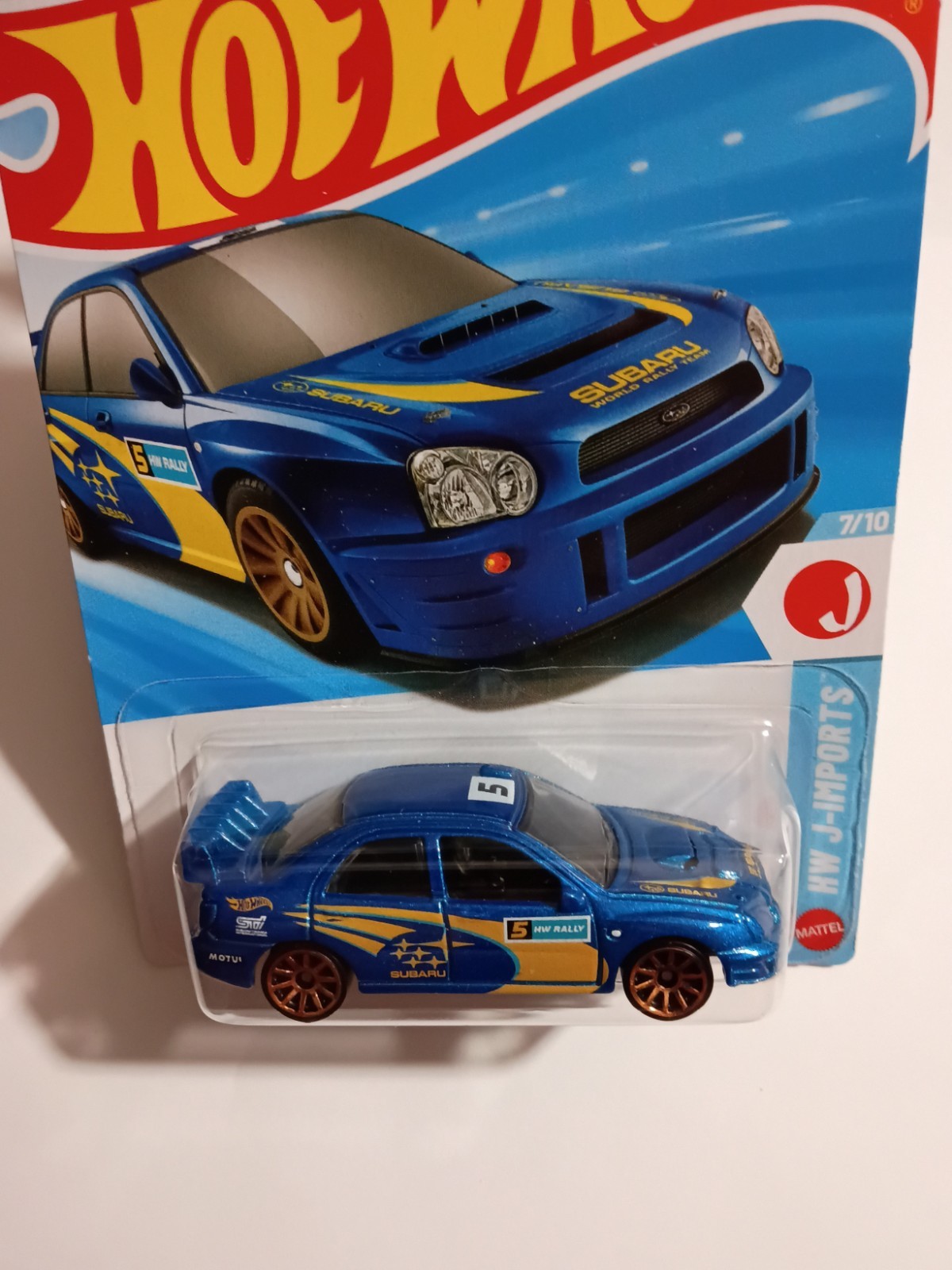 2026 Hot Wheels J-Imports Subaru Impreza WRX With Dings Lower Corners