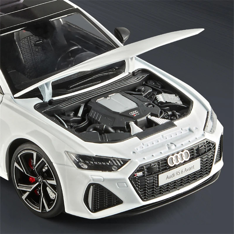 1:18Audi RS6 Avant Station Wagon Alloy Car Model Diecasts Metal Sports Car Vehi