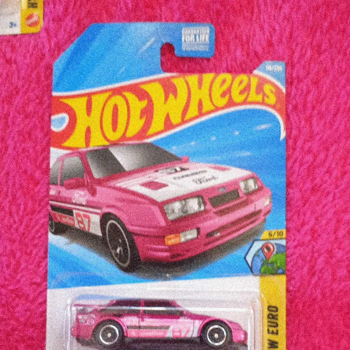 Hot Wheels HW Euro ’87 Ford Sierra Cosworth 1:64 Pink/White Diecast Unopened STH