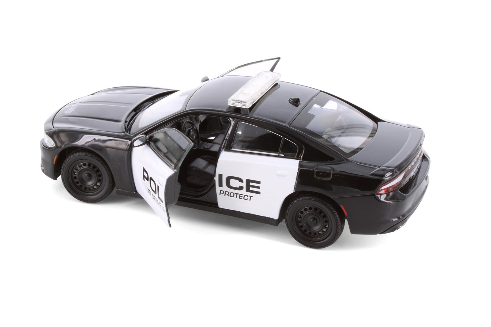 BOX OF 4 2016 DODGE CHARGER PURSUIT POLICE 1/24 DIECAST CAR SHOWCASTS 24079P/4D