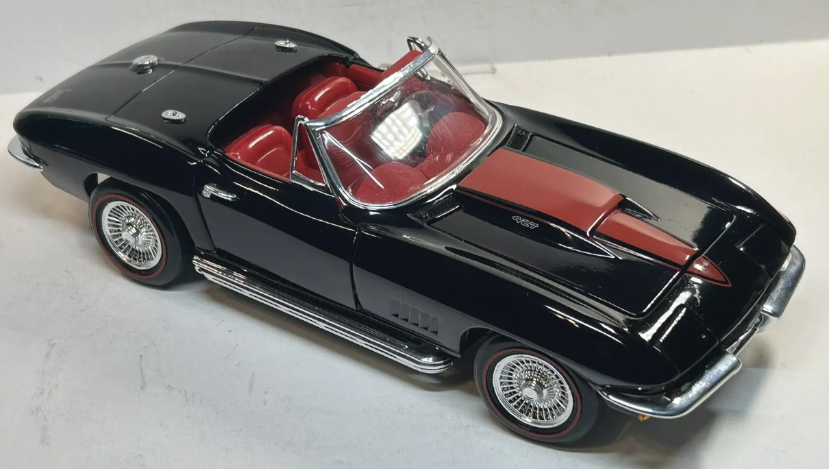 Corvette Chevrolet55Chevy57StingRay1:18Race12Car1963Classic1966Metal Model1957