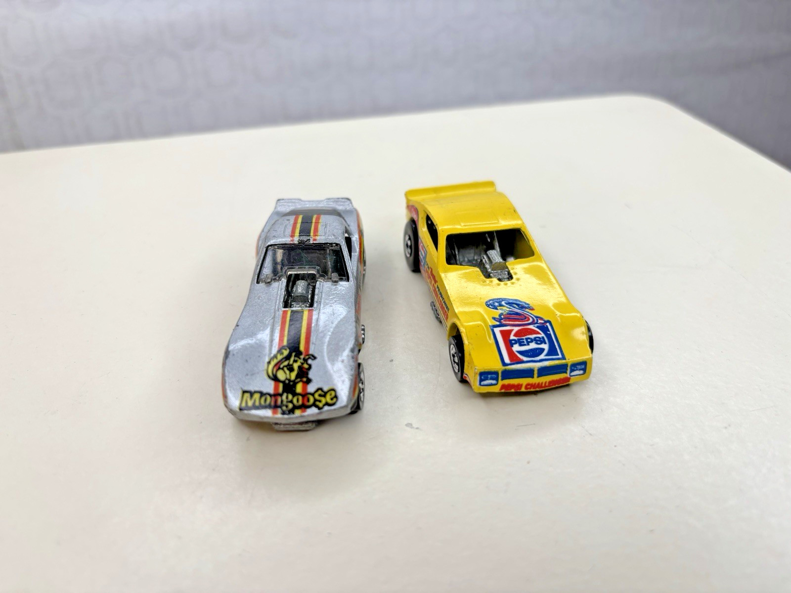 Lot Vintage Hot Wheels Pepsi Challenger Mongoose Funny Car Dragster 1977
