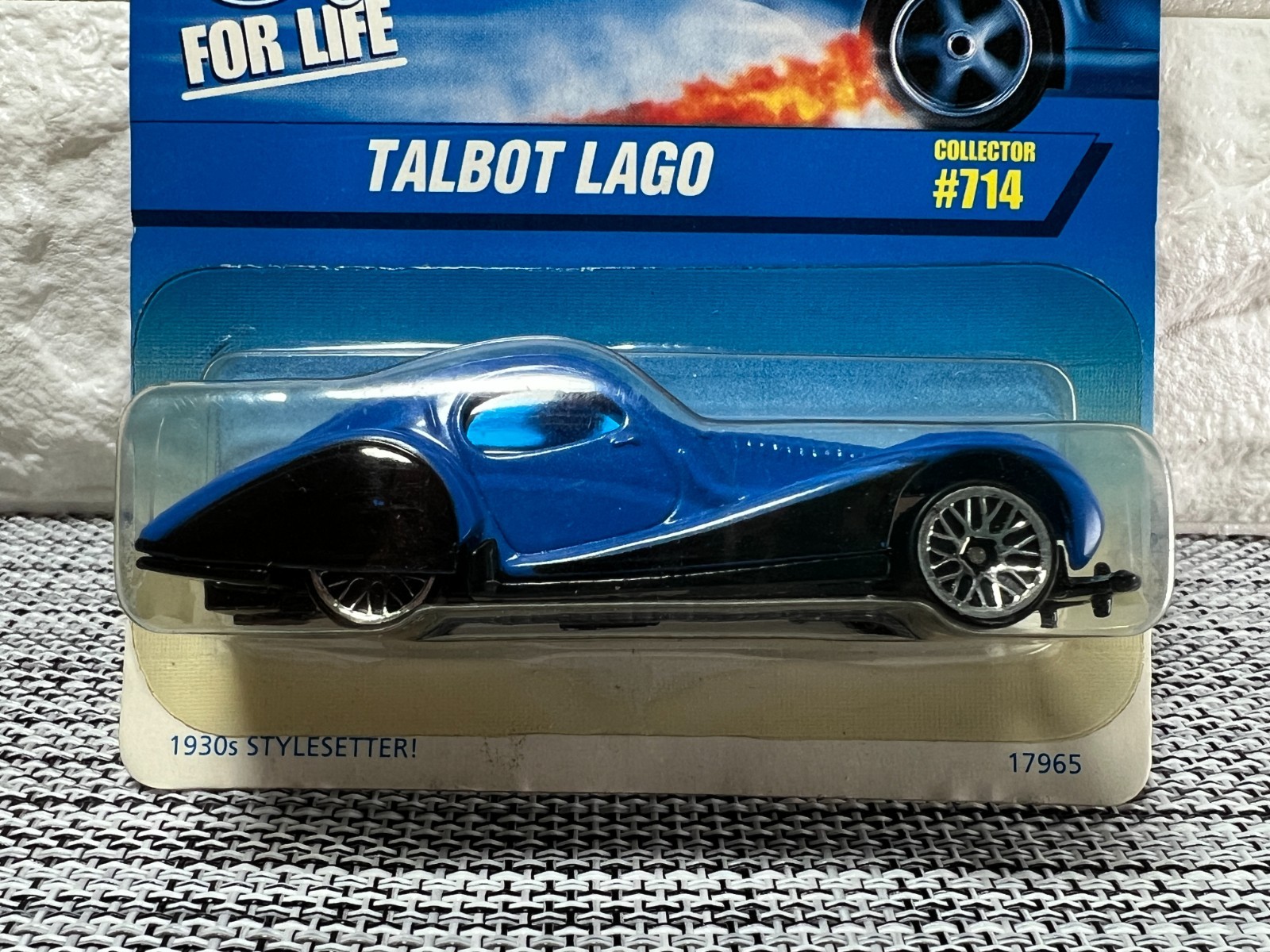 Hot Wheels Talbot Lago Collector #714 Blue/Black